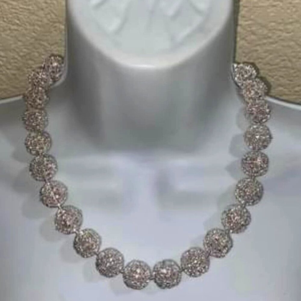 BRAND NWT SILVER BALL NECKLACE FROM MACY’S CHARTER CLUB
